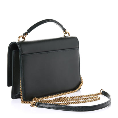 Saint Laurent Calfskin Monogram Sunset Chain Wallet Green 2 of 4