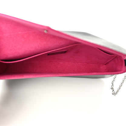 Louis Vuitton Epi Pochette Felicie Black Hot Pink 6 of 9