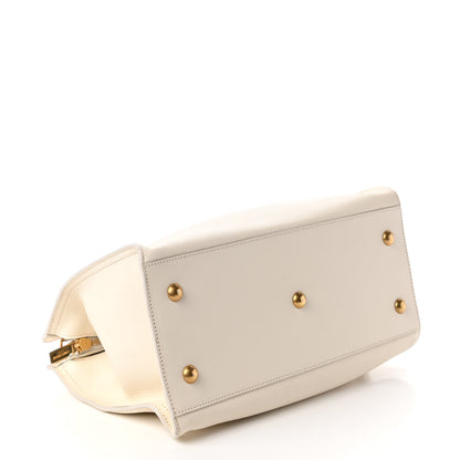 Saint Laurent Calfskin Small Classic Y Cabas White 4 of 10
