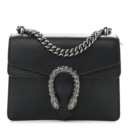 Gucci Calfskin Mini Dionysus Shoulder Bag Black 1 of 16
