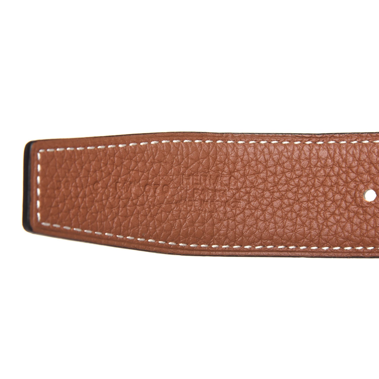Hermes Box Togo 32mm H Belt 90 Black Gold 3 of 6