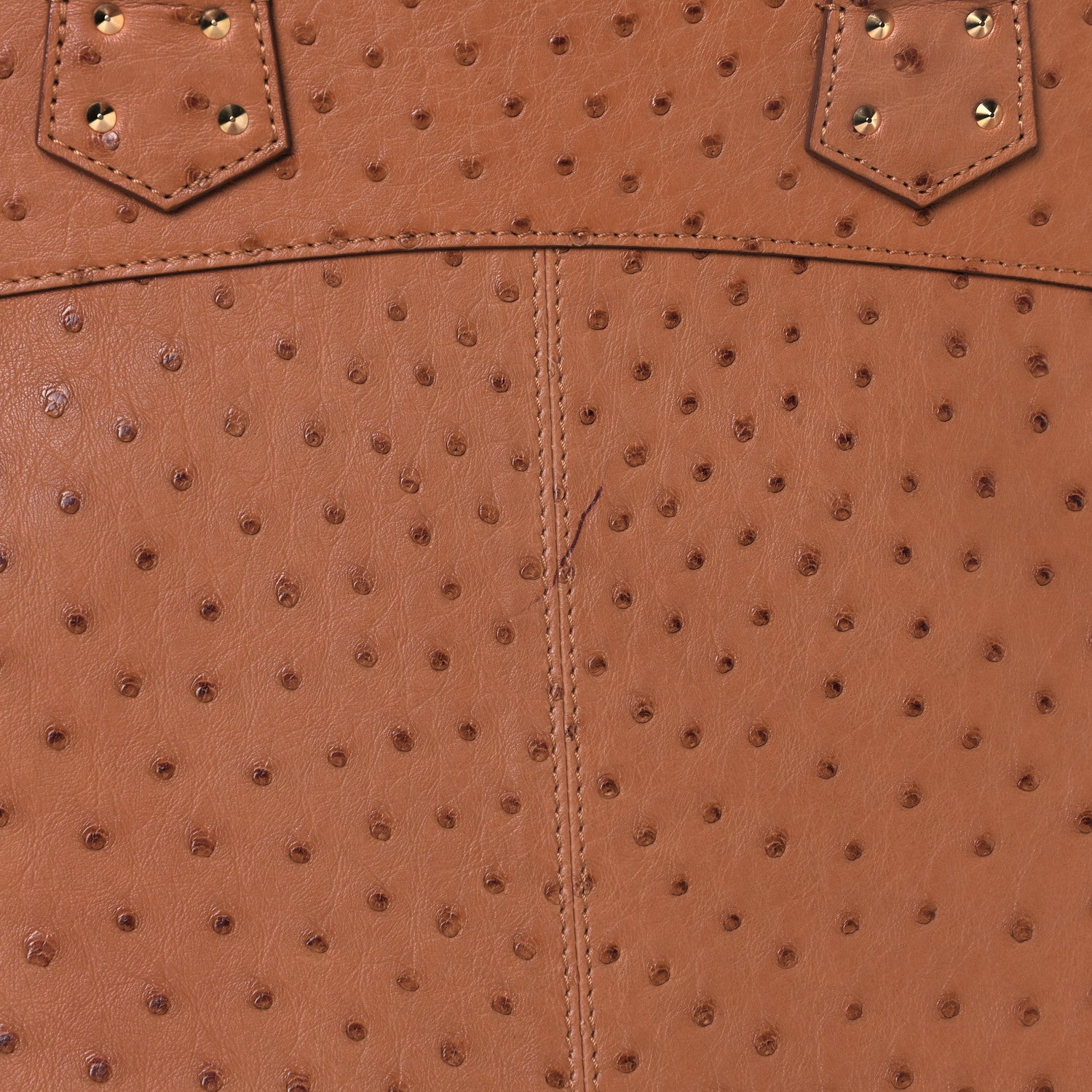 Louis Vuitton Ostrich Lockit MM Cognac 10 of 10