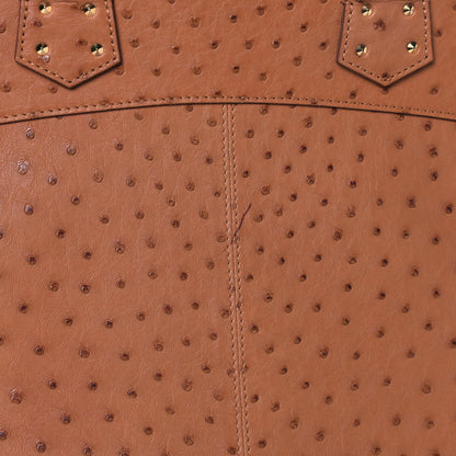 Louis Vuitton Ostrich Lockit MM Cognac 10 of 10