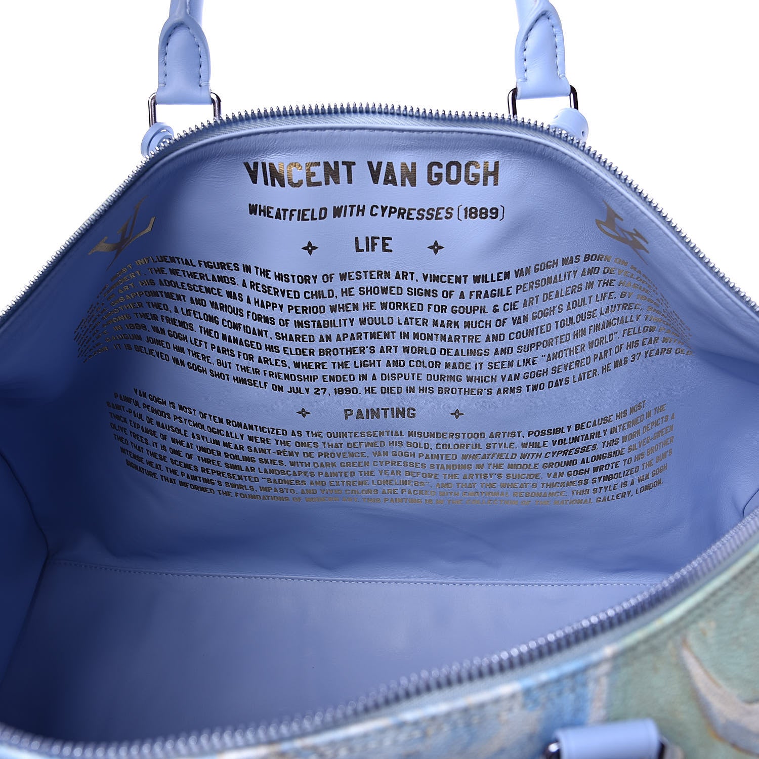 Louis Vuitton Masters Van Gogh Keepall Bandouliere 50 6 of 10