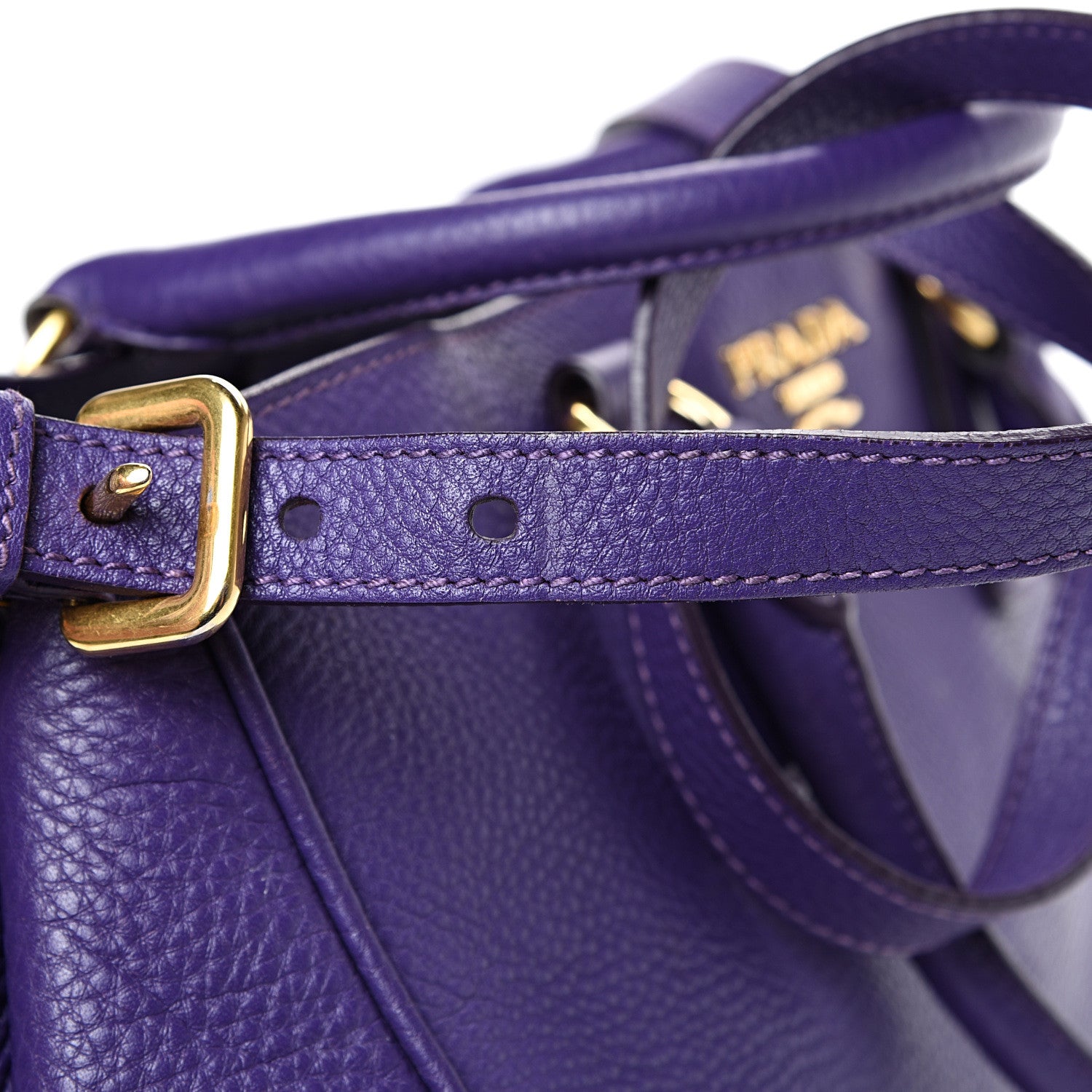 Prada Vitello Daino Tote Viola 15 of 23