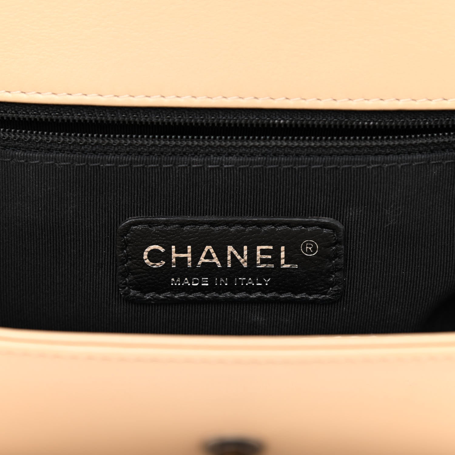 Chanel Calfskin Embossed New Medium Cordoba Boy Flap Ecru 5 of 9