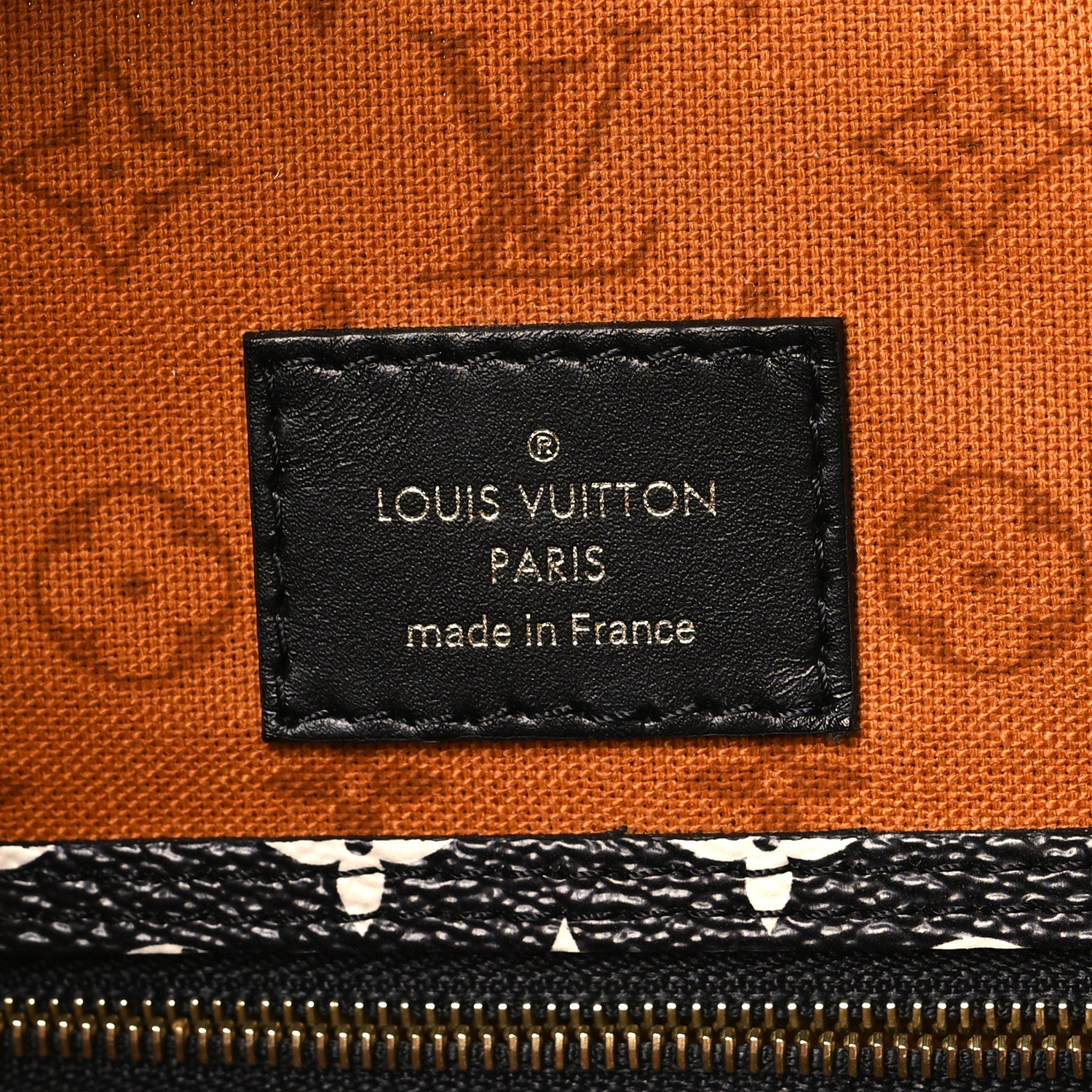 Louis Vuitton Monogram Giant Crafty Neverfull MM Creme Caramel 8 of 12