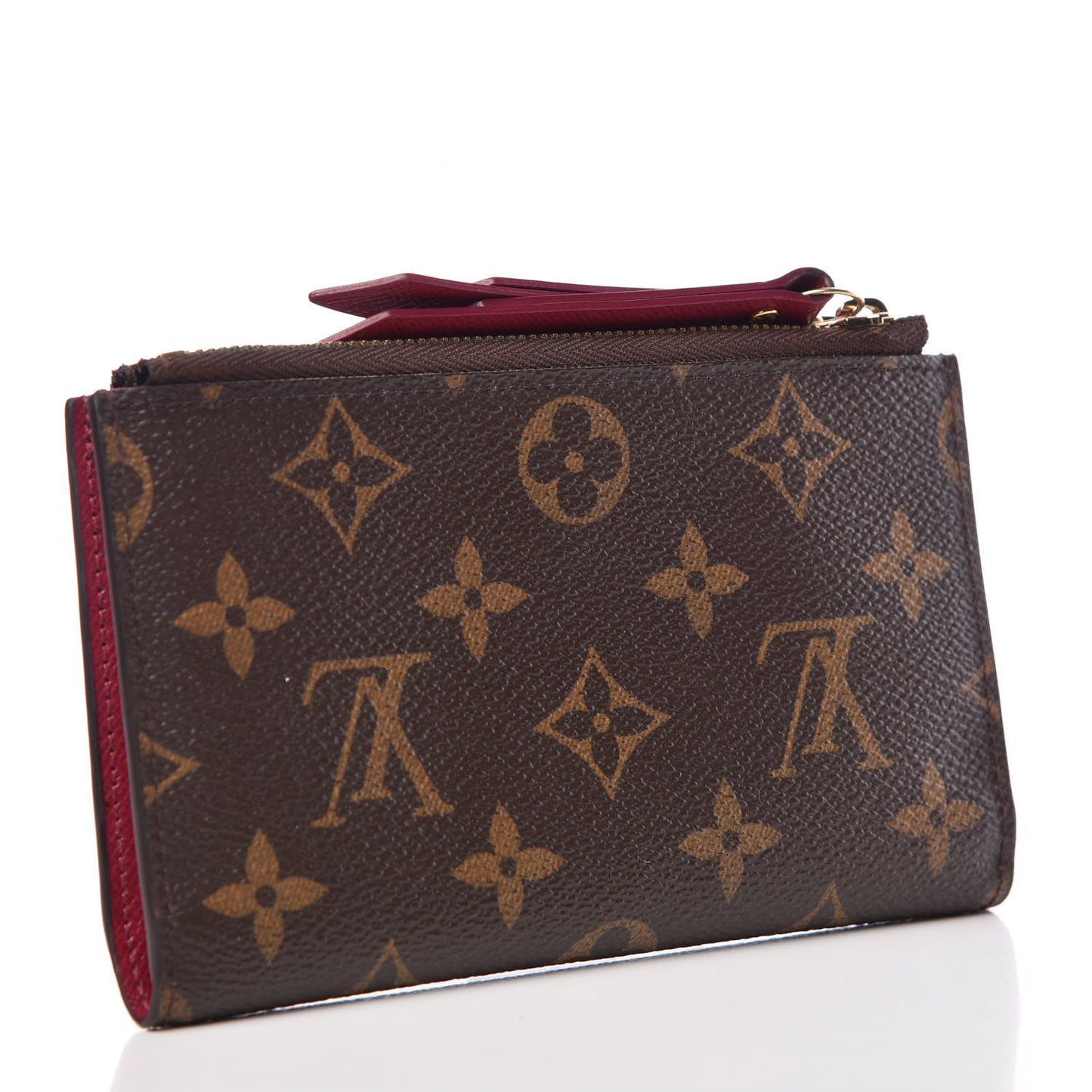 Monogram Adele Compact Wallet Fuchsia