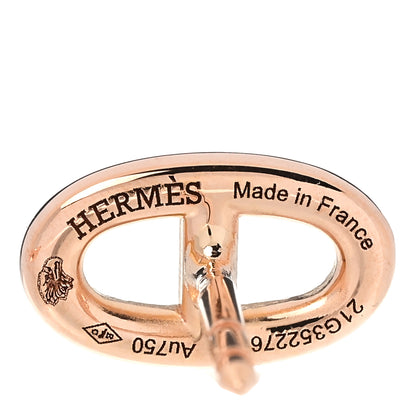 Hermes 18K Rose Gold TPM Farandole Stud Earrings 4 of 6
