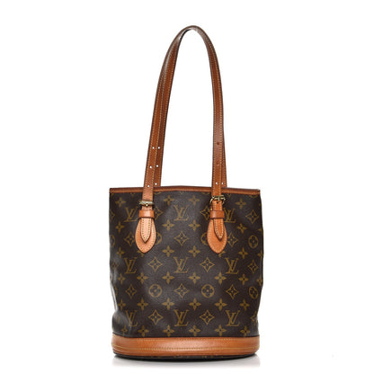 Louis Vuitton Monogram Petit Bucket 23 1 of 17