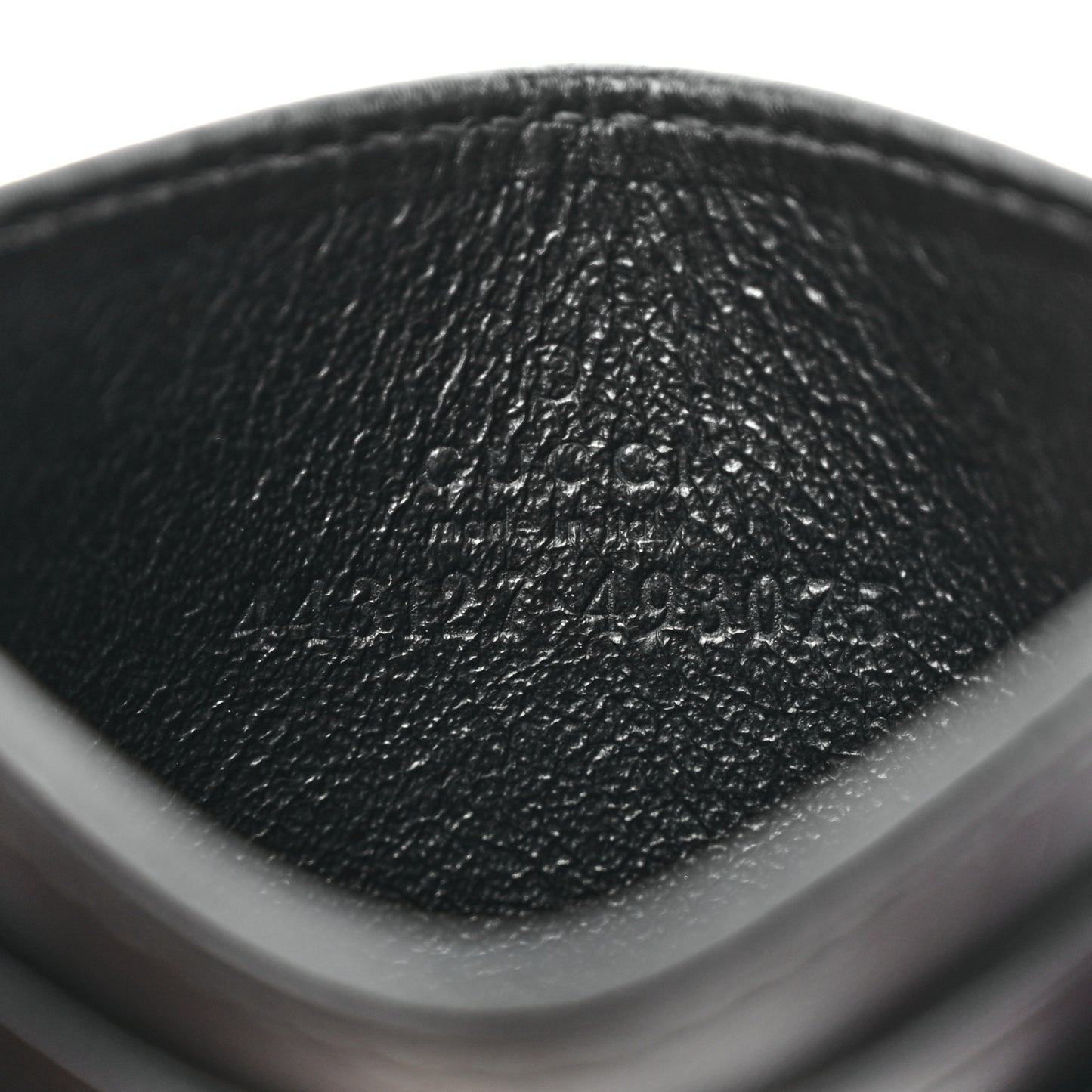Calfskin Matelasse GG Marmont Card Holder Black