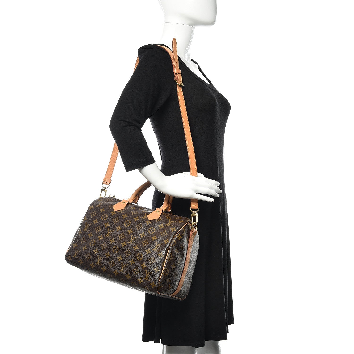 Louis Vuitton Monogram Speedy Bandouliere 30 2 of 19