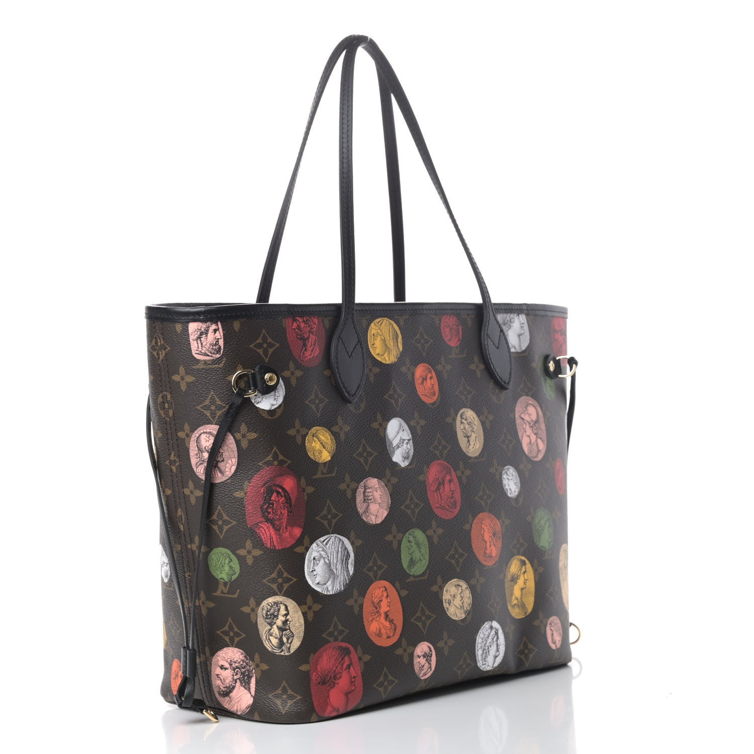 Louis Vuitton X FORNASETTI Monogram Cameo Neverfull MM 2 of 5