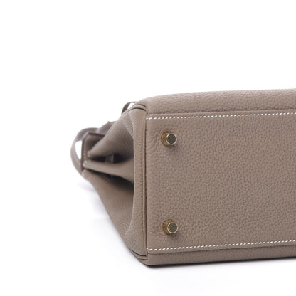 Hermes Togo Kelly Retourne 28 Etoupe 7 of 10