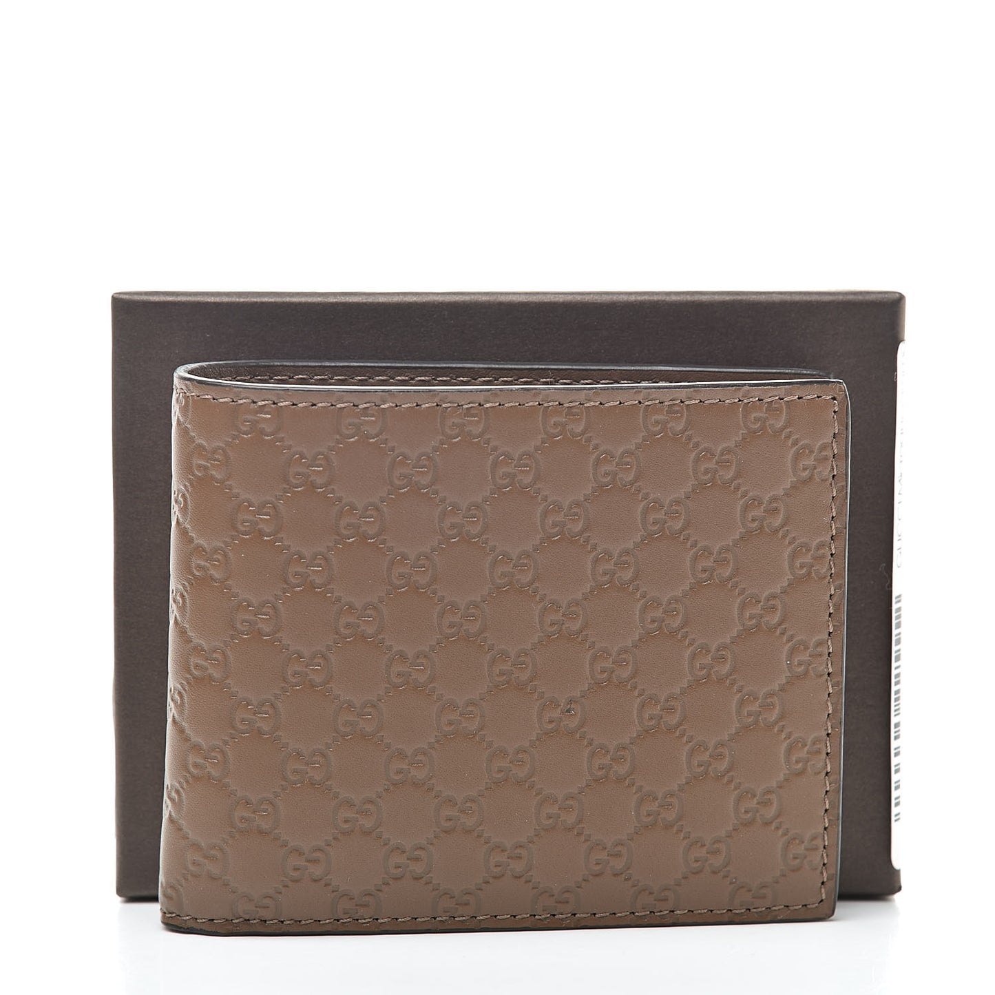 Microguccissima Bi-Fold Wallet Acero