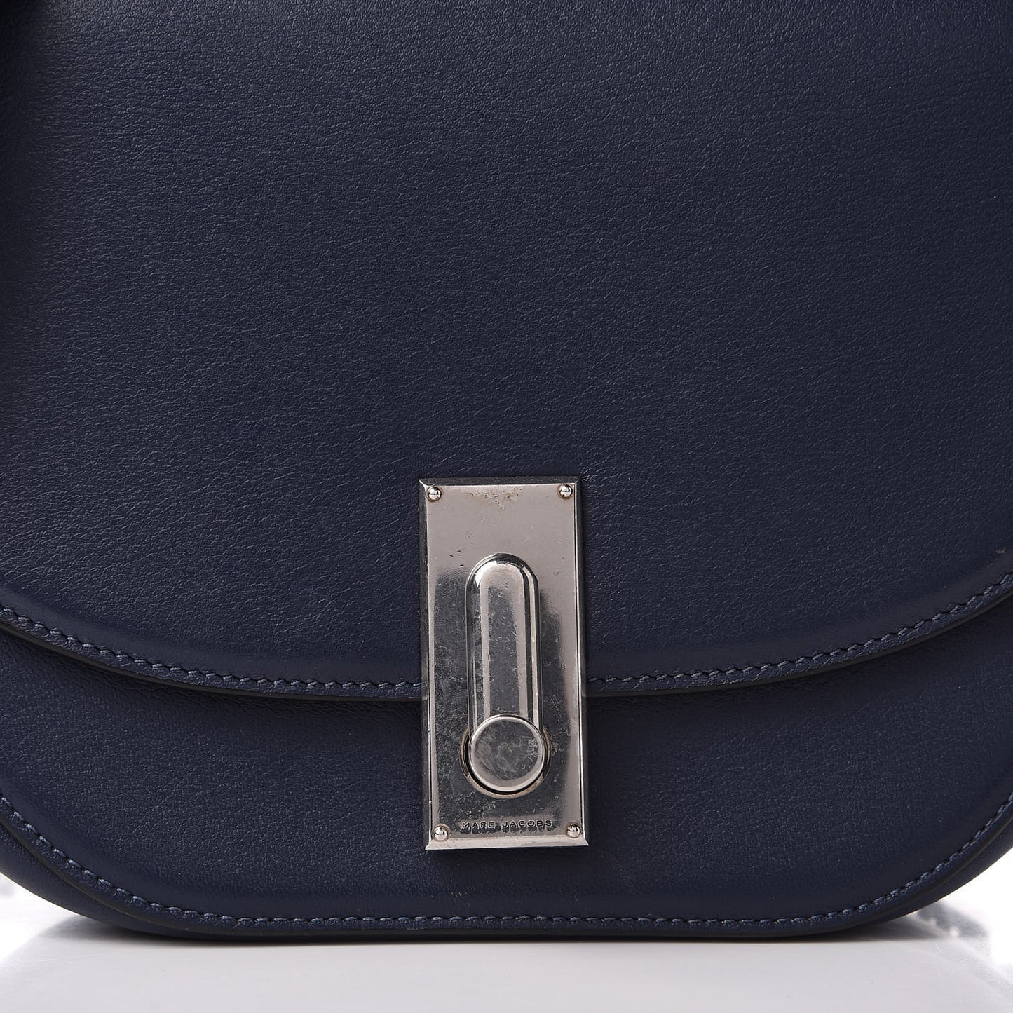 Calfskin West End The Jane Saddle Bag Navy