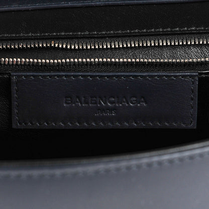 Balenciaga Calfskin Le Dix M Cartable Shoulder Bag Bleu Nuit 6 of 8