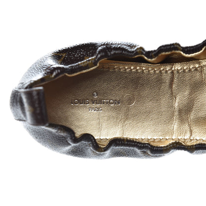 Louis Vuitton Reverse Patent Monogram Flirty Ballerina Flats 38 6 of 7