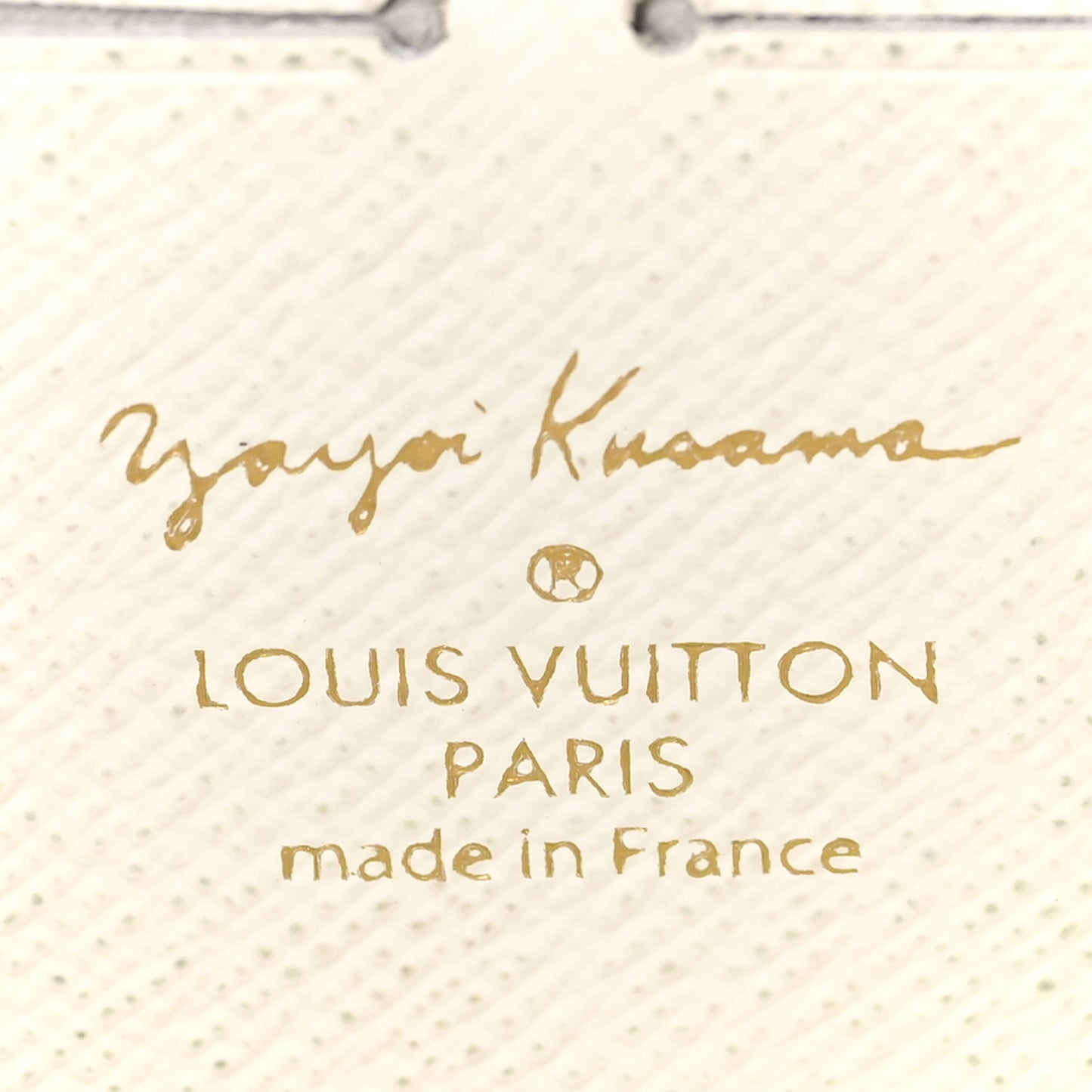 Monogram Kusama Pumpkin Dots Zippy Wallet White