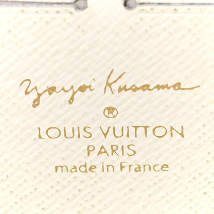 Louis Vuitton Monogram Kusama Pumpkin Dots Zippy Wallet White 6 of 6