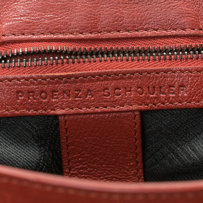 Proenza Schouler Lambskin Large PS1 Satchel Mandarin Red 7 of 19