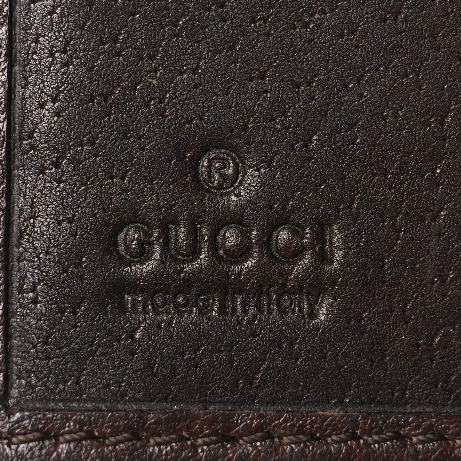 Gucci Monogram Bi-Fold Wallet Dark Brown 9 of 13