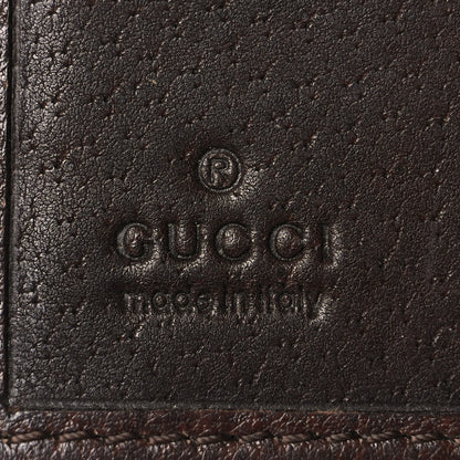 Gucci Monogram Bi-Fold Wallet Dark Brown 9 of 13
