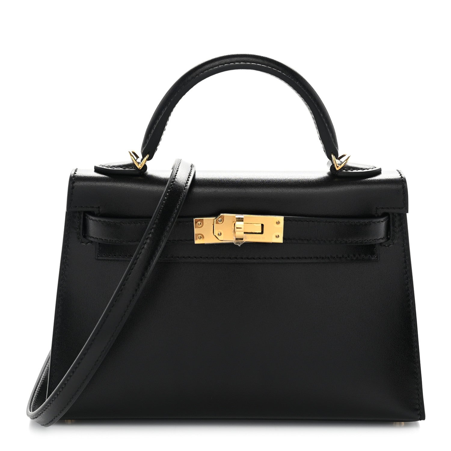 Hermes Box Mini Kelly Sellier 20 Black 1 of 12