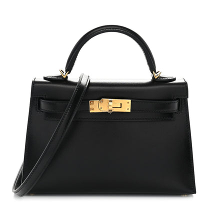 Hermes Box Mini Kelly Sellier 20 Black 1 of 12