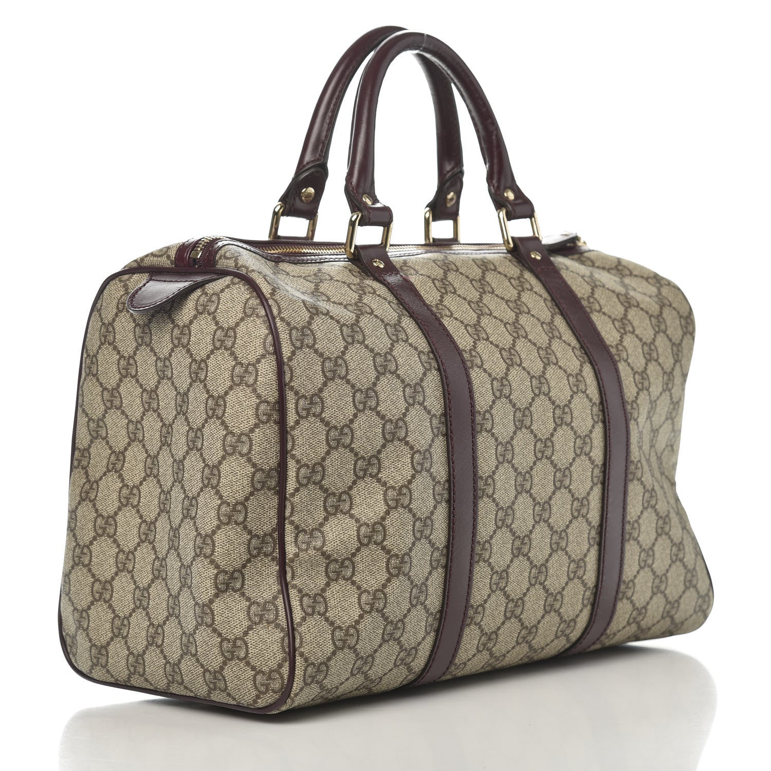 Gucci GG Plus Monogram Medium Joy Boston Bordeaux 3 of 10