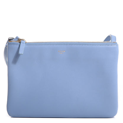Celine Lambskin Small Trio Crossbody Bag Lavender 1 of 9