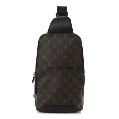 Louis Vuitton Monogram Macassar Avenue Sling Bag 1 of 9