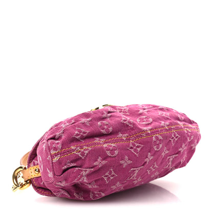 Louis Vuitton Monogram Denim Mini Pleaty Fuchsia 3 of 10