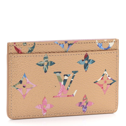 Louis Vuitton Metallic Monogram LV Garden Card Holder Gold 3 of 7