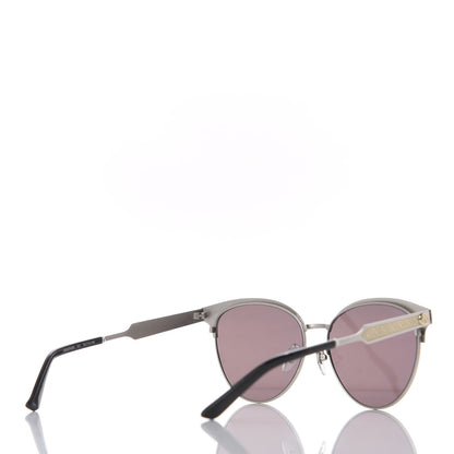 Gucci Round Metal GG0074S Sunglasses Blue Black 4 of 6