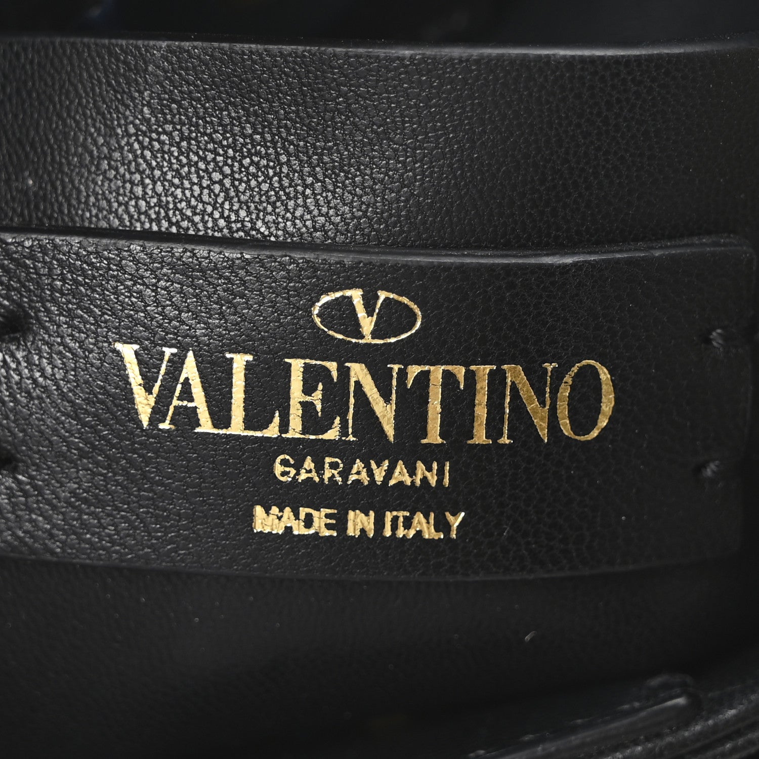 Valentino Garavani Nappa Small Roman Stud The Handle Bag Black 6 of 9