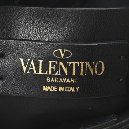 Valentino Garavani Nappa Small Roman Stud The Handle Bag Black 6 of 9