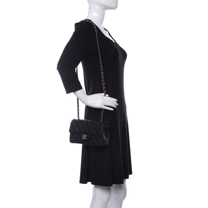 Chanel Lambskin Quilted Mini Rectangular Flap Black 2 of 12