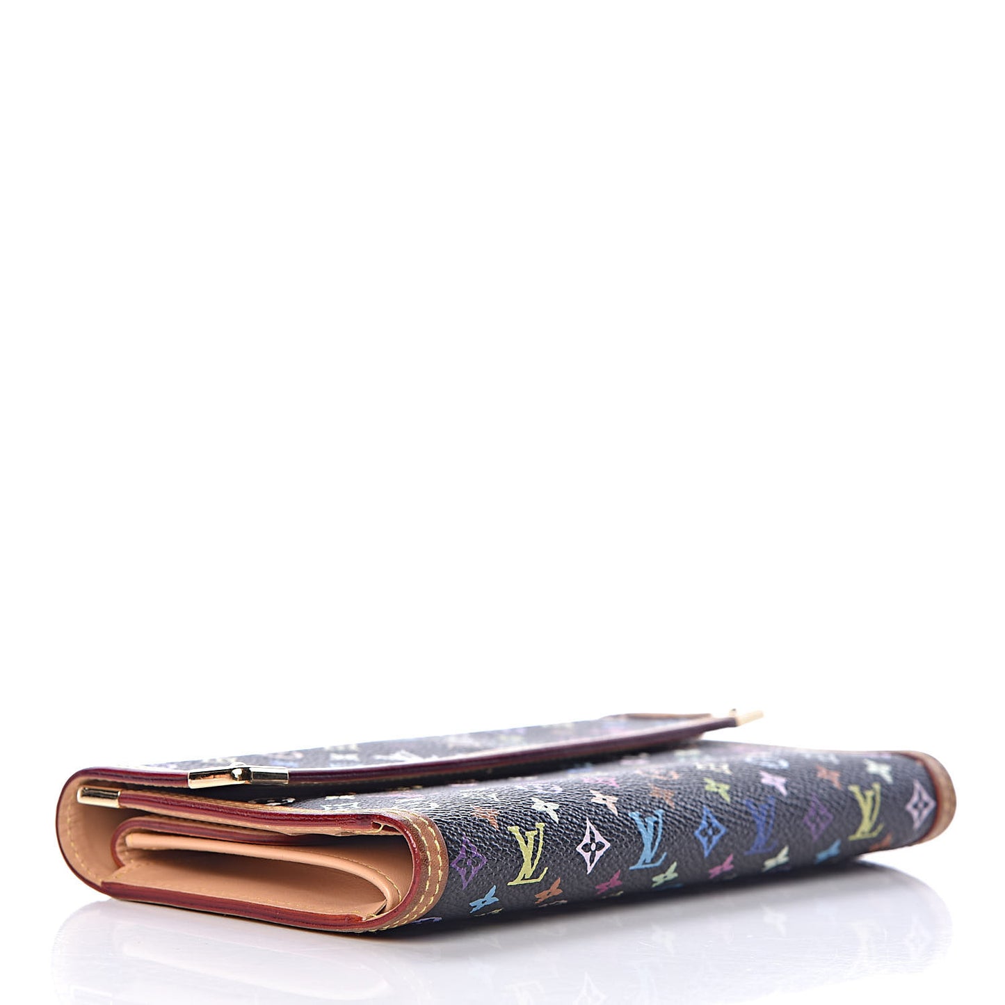 Monogram Multicolor Porte Tresor International Wallet Black