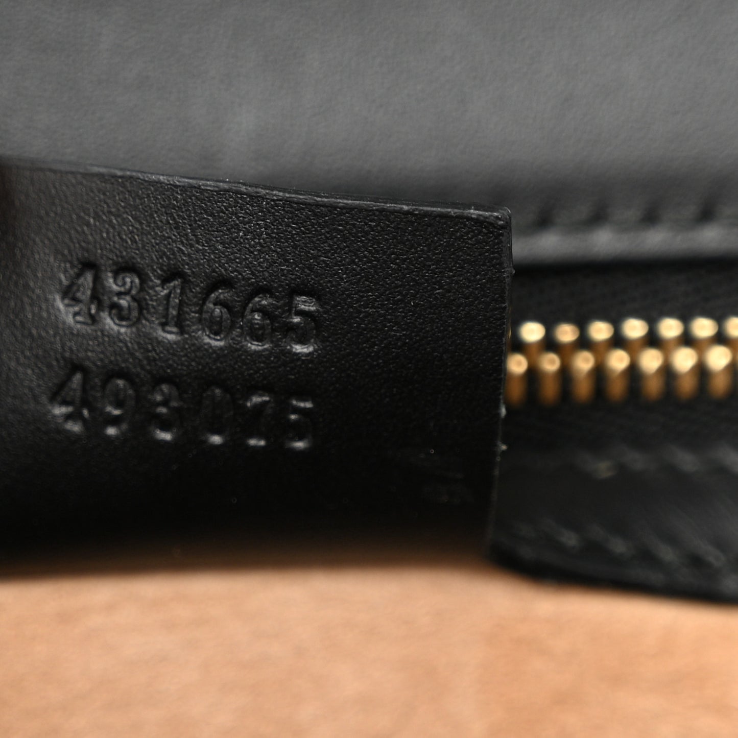 Guccissima Signature Medium Sylvie Top Handle Bag Black