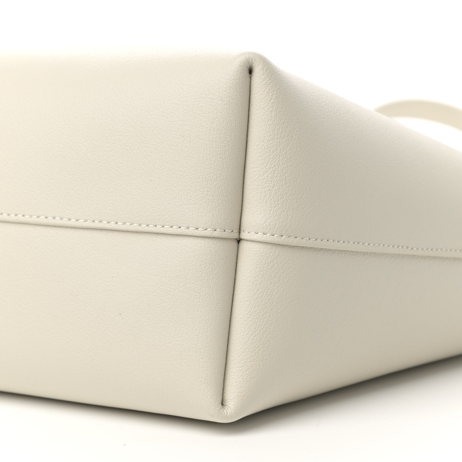 Saint Laurent Calfskin Large Shopping Tote Porcellana 11 of 12