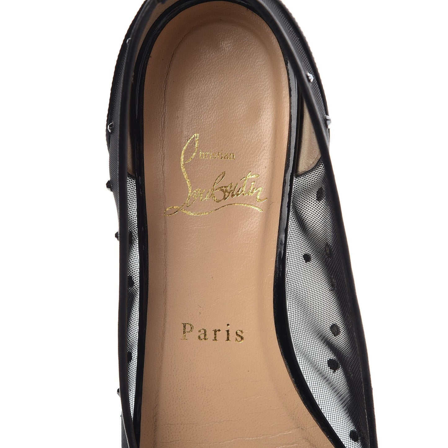 Patent Body Strass Flats 37.5 Black