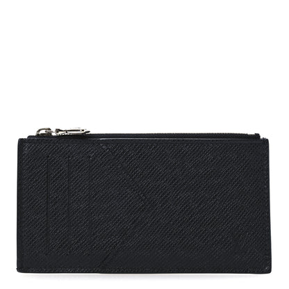 Louis Vuitton Taiga Coin Card Holder Black 1 of 7