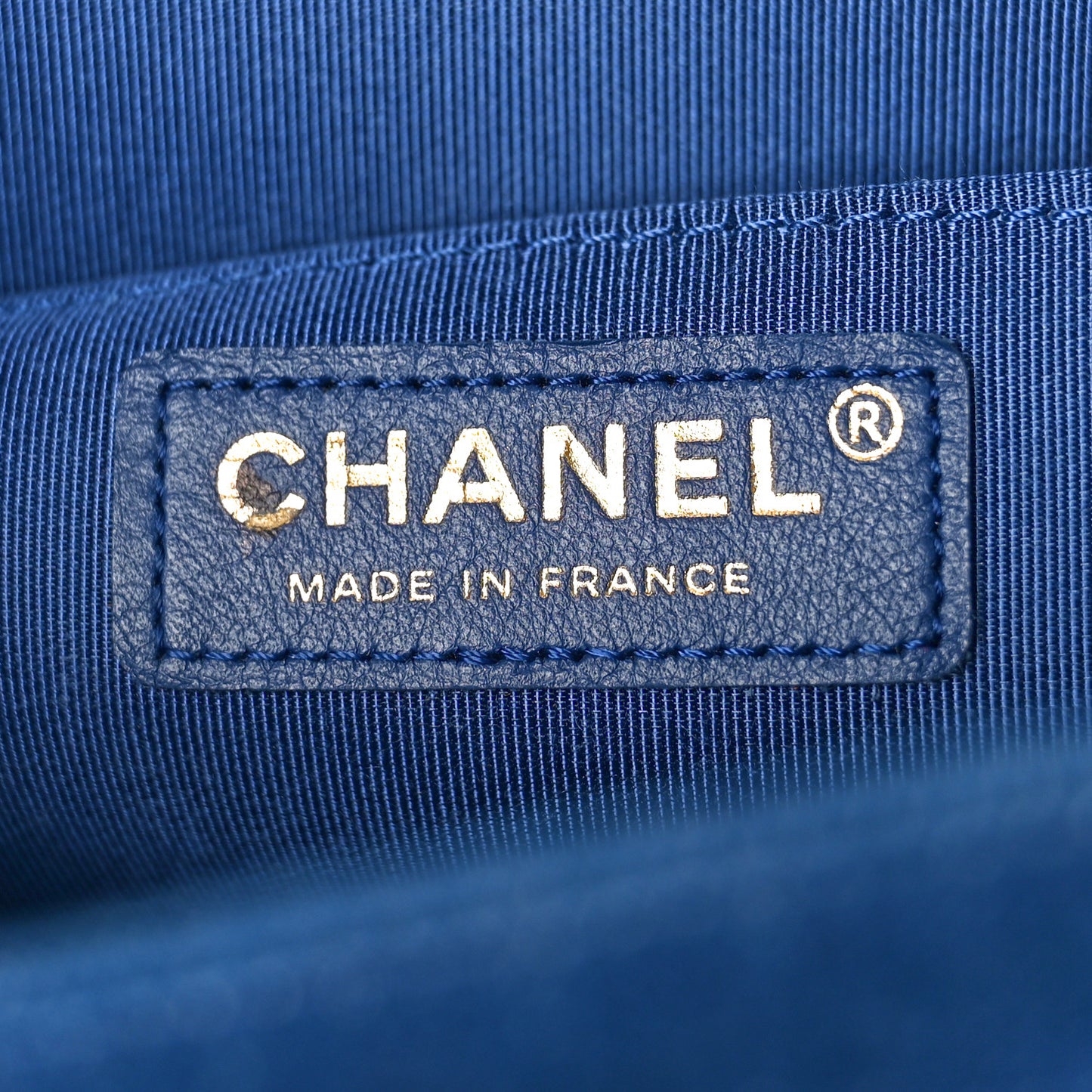 Denim Pleated Medium Boy Flap Light Blue
