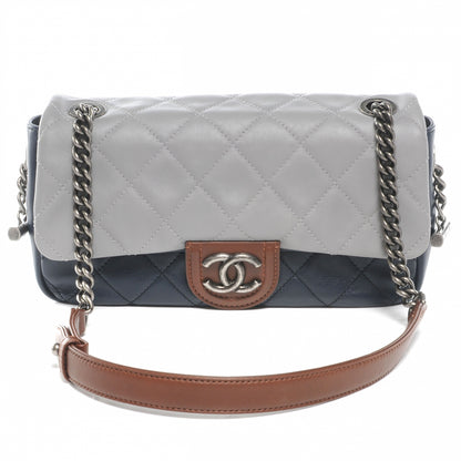 Chanel Iridescent Calfskin Tri-Color Country Chic Flap 1 of 6