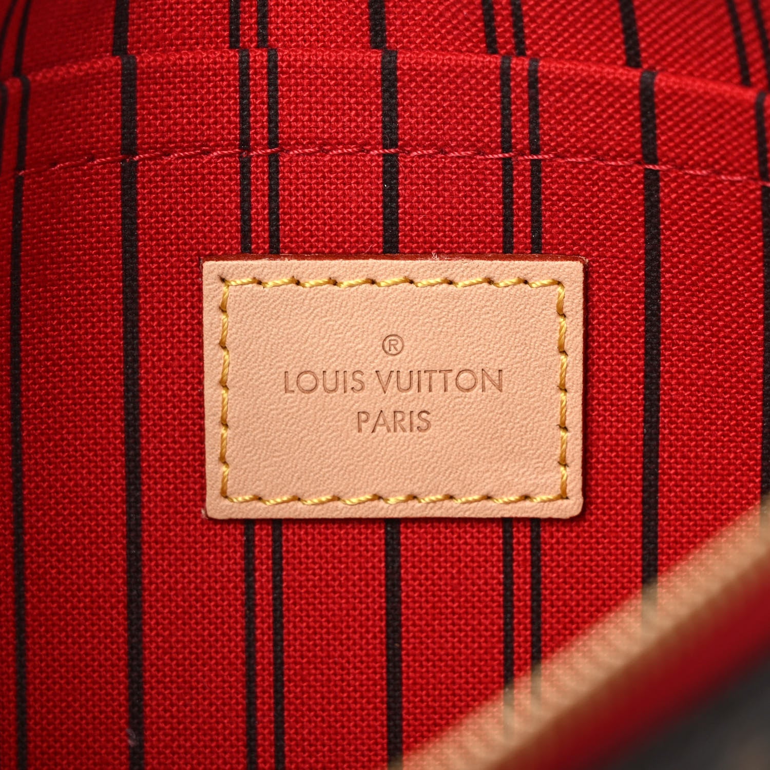 Louis Vuitton Monogram Neverfull MM GM Pochette Cherry 6 of 6