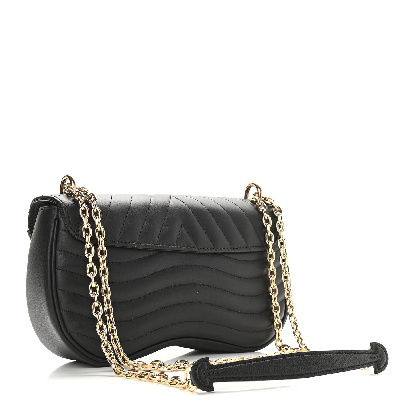 Calfskin New Wave Chain MM Black