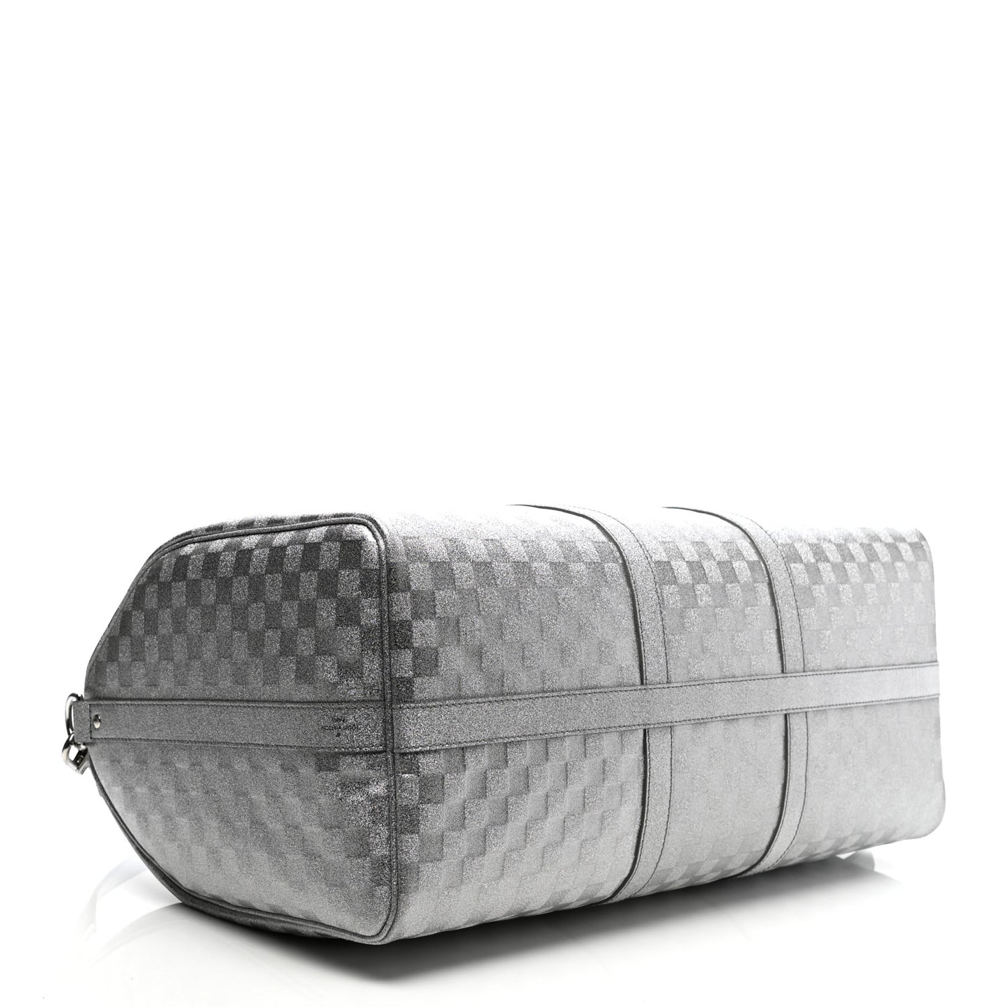 Damier Glitter Keepall Bandouliere 50 Silver