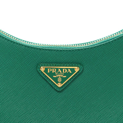 Prada Saffiano Lux Mini Re-Edition Shoulder Bag Mango 8 of 10