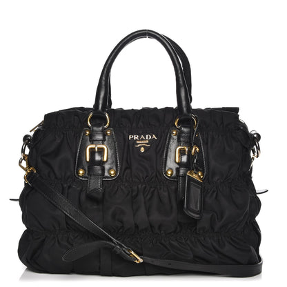 Prada Tessuto Nylon Gaufre Tote Nero Black 1 of 9